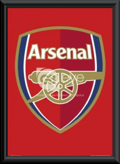 Arsenal Crest Framed Poster :: Arsenal :: English Football - EPL