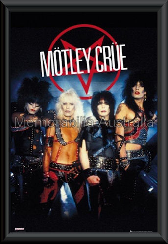 Motley Crue Poster Framed :: L - P | Music :: Music Memorabilia