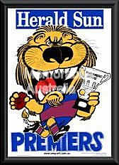 Download Brisbane Lions 2002 Framed WEG poster :: Brisbane Lions ...