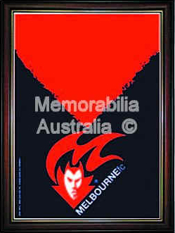 Download Melbourne Demons Framed Logo Poster :: Melbourne Demons ...