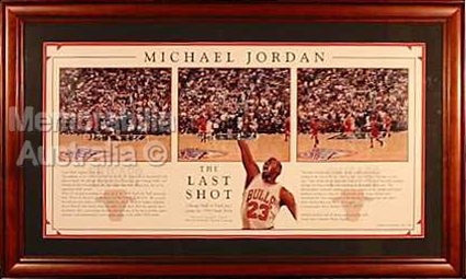 Michael Jordan Shot Print :: NBA :: Sports Memorabilia :: Memorabilia Australia