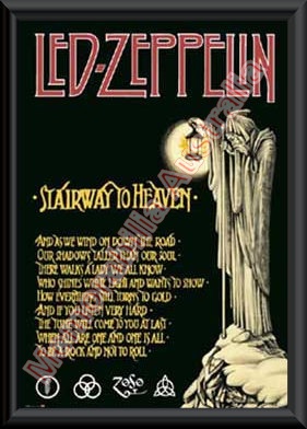 Led Zeppelin Framed Poster 3 :: Led Zeppelin :: Music Memorabilia ...