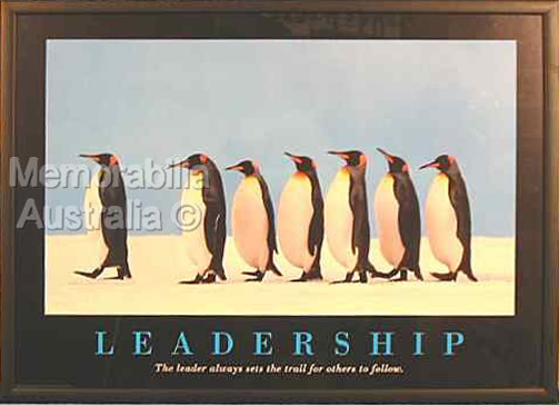 Leadership :: Animals :: Posters & Prints :: Memorabilia Australia