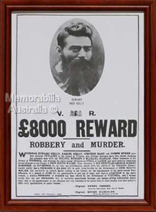 Ned Kelly Reward Poster :: Ned Kelly :: Posters & Prints :: Memorabilia