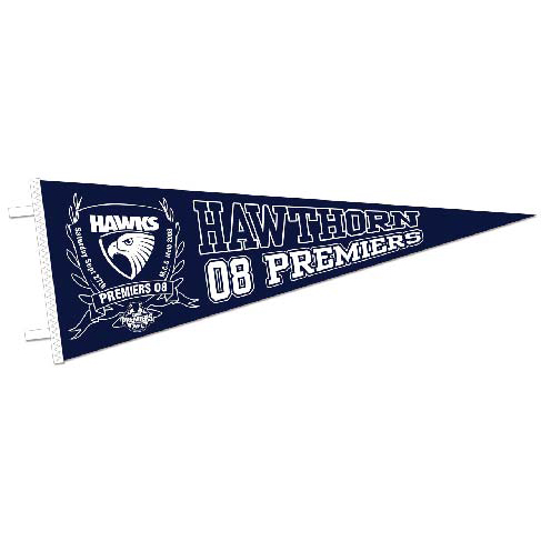 Download 2008 Hawks Premiership Pennant :: Hawthorn Hawks :: AFL ...