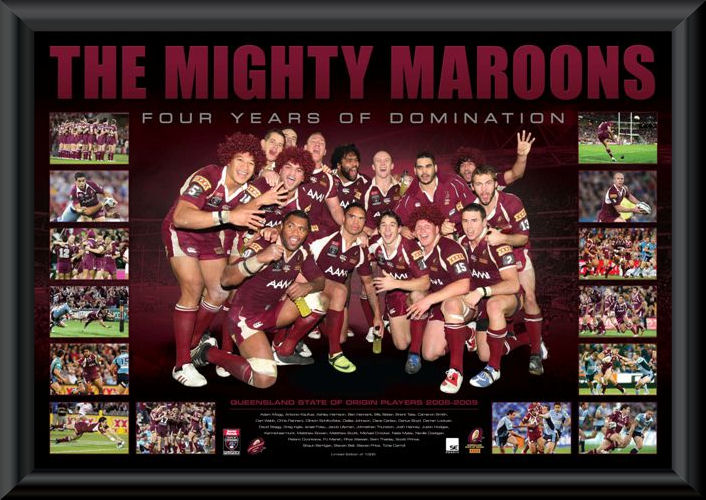 2009 QLD Four Years In A Row State of Origin NRL Rugby