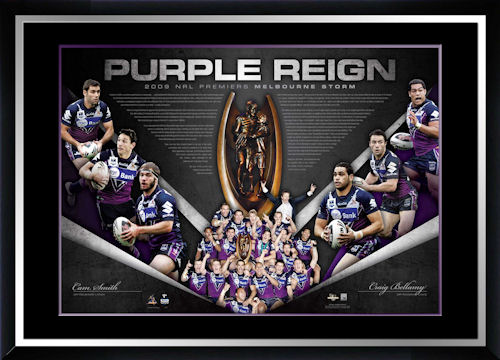 2009 Melbourne Storm NRL Premiership Jersey :: Melbourne Storm :: NRL -  Rugby League :: Sports Memorabilia :: Memorabilia Australia