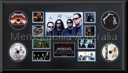 Metallica LE Montage Mat Framed :: Metallica :: Music Memorabilia ...