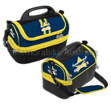 North Qld Cowboys NRL Insulated Lunch Cooler Bag Lunch Box w/Tray!