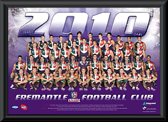 Download Fremantle Dockers 2010 AFL Team Frame :: Fremantle Dockers ...