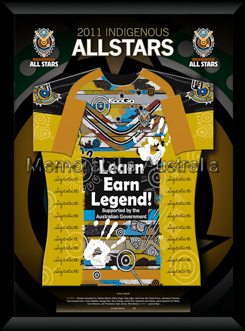 2011 Indigenous All Stars Signed Jersey :: State of Origin ...