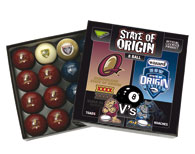 NRL Rugby League NSW V's QLD State of Origin POOL Snooker BALL TRIANGLE 