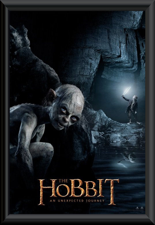 The Hobbit Gollum framed poster :: F - K | Movies :: Movie Memorabilia ...