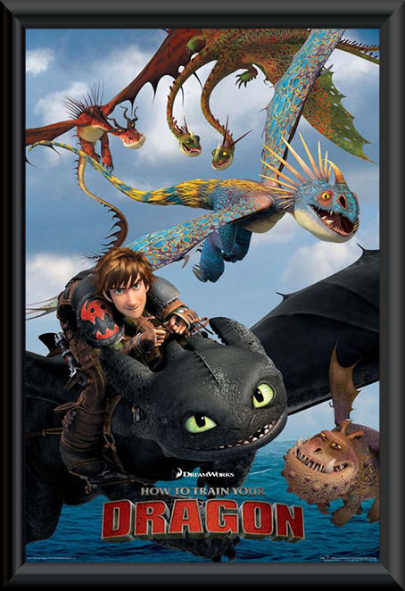 How To Train Your Dragon framed poster :: F - K | Movies :: Movie ...