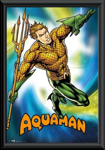 DC Comics - Aquaman Comic Framed Poster :: Movie Memorabilia ::  Entertainment Memorabilia :: Memorabilia Australia