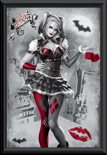 Batman Arkham Knight - Harley Quinn Framed Poster :: Movie Memorabilia ::  Entertainment Memorabilia :: Memorabilia Australia