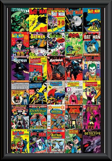DC Comics - Batman Comic Covers Framed Poster :: Movie Memorabilia ::  Entertainment Memorabilia :: Memorabilia Australia