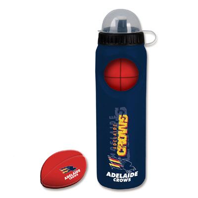 Adelaide Crows Drink Bottle with Stress Ball