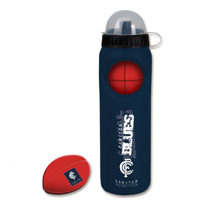 Carlton Blues Drink Bottle with Stress Ball