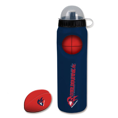 Melbourne Demons Drink Bottle with Stress Ball
