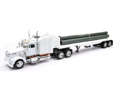 1:43   1979 Kenworth W900 Flatbed Truck with Long Pipe