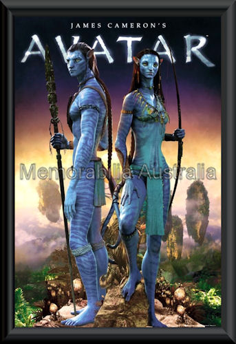 Avatar Couple Poster Framed