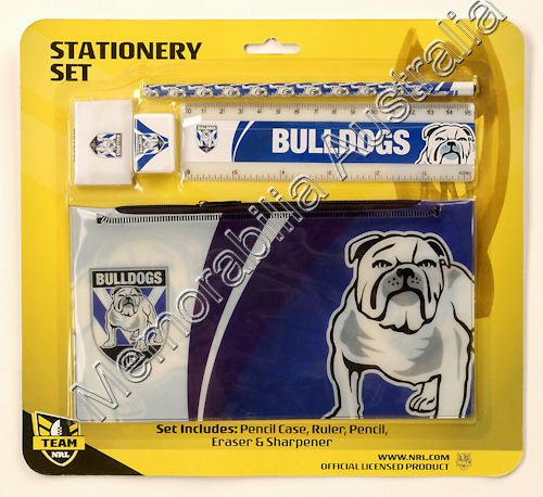 Canterbury Bulldogs NRL Stationery Set