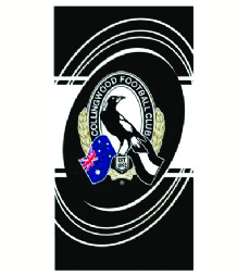 Collingwood Magpies Beach Towel