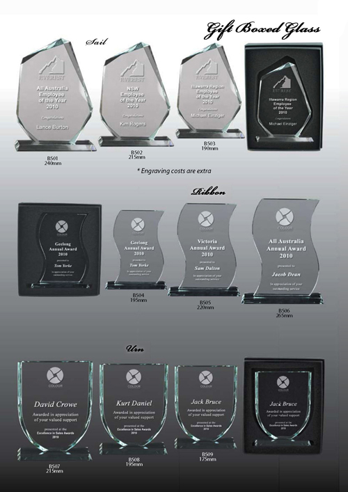 Glass Trophies 5
