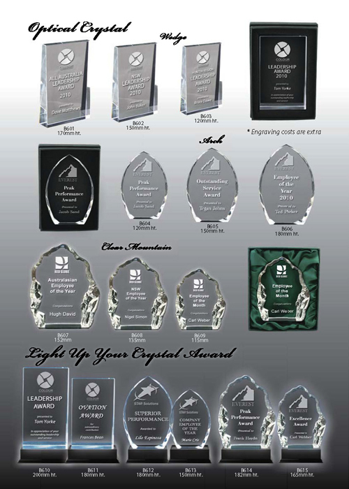 Glass Trophies 6