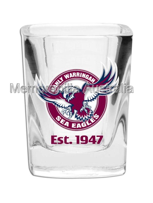 Manly-Warringah Sea Eagles Set Of 2 Shot Glasses