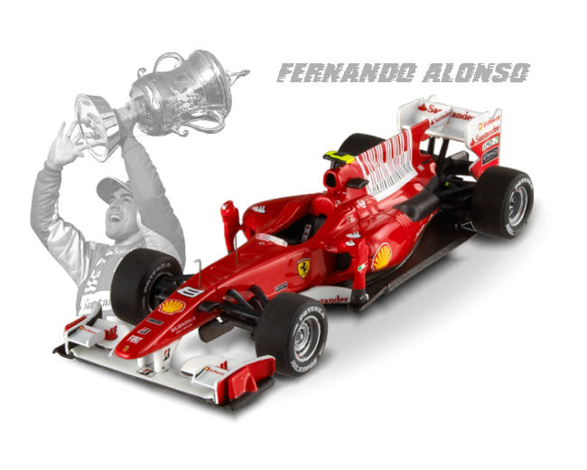 1:43 F1 Elite Ferrari F10-Alonso-Bahrain GP  2010