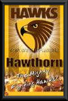 Hawthorn Hawks logo poster 