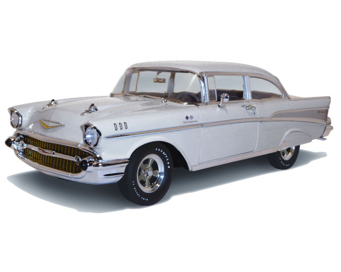 1:18 1957  Chev Bel Air - India Ivory