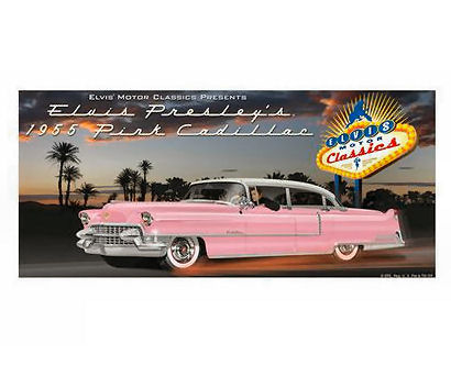 1:24 1955 Pink Cadillac Coupe Elvis Presley TV Movie