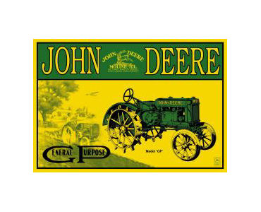 John Deere Model GP Tin Sign