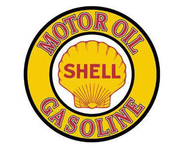 Shell Gas and Oil Tin Sign