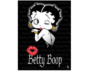 Betty Boop Sealed Kiss Tin Sign