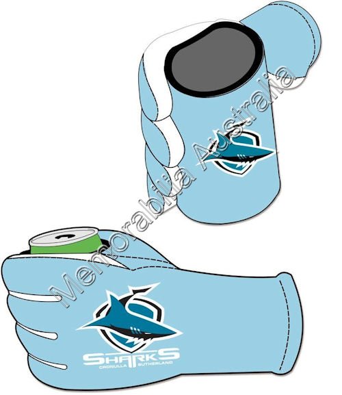 Cronulla Sharks NRL  Stubby Glove