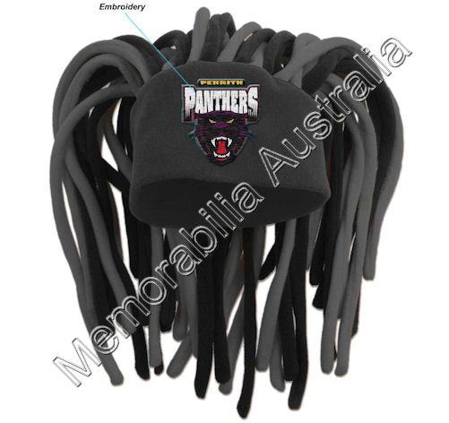 Penrith Panthers NRL Dreadlock Fun Hat