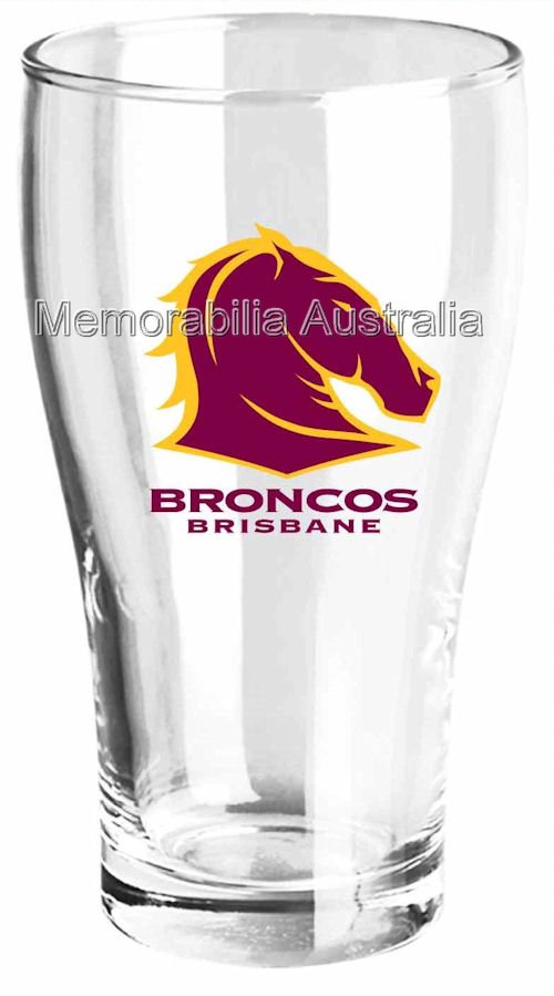 Broncos Set Of 2 Schooner Glasses