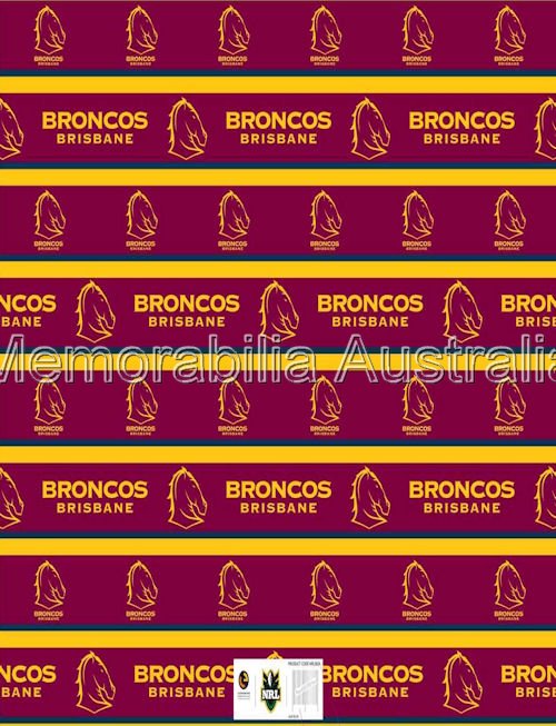 Broncos NRL Gift Wrap