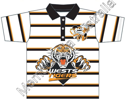 Wests Tigers NRL Infants Polo Shirt