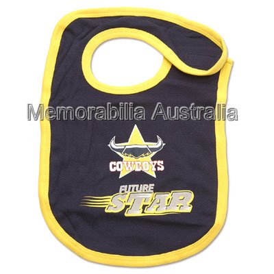 North Queensland Cowboys NRL Baby Bib