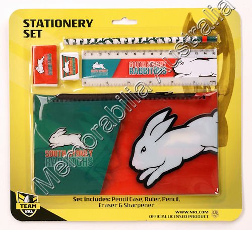 South Sydney Rabbitohs NRL Stationery Set