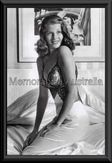 Rita Hayworth Poster Framed