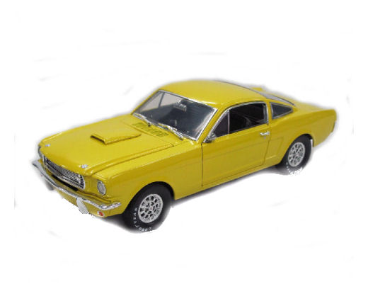 1:18 1966 Ford Mustang Fastback Yellow (Selby Spec)