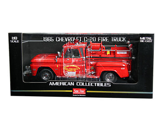 1:18 Sunstar 1965 Chevy C20 Fire Truck
