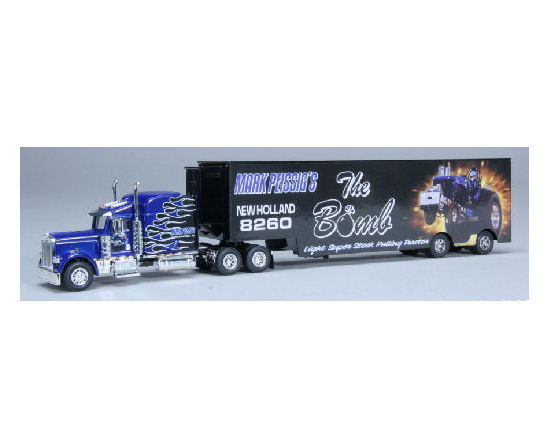 1:64 New Holland "The Bomb" Semi with dropbed Truck