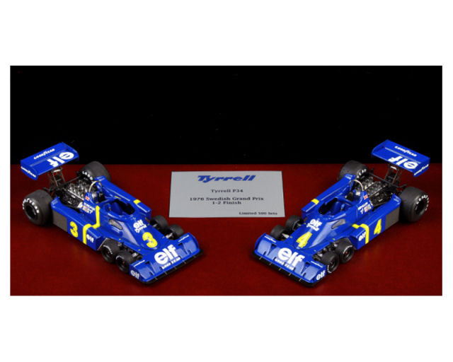 1:43 Tyrrell P34-Swedish Grand Prix 1-2 Finish-Twin Car